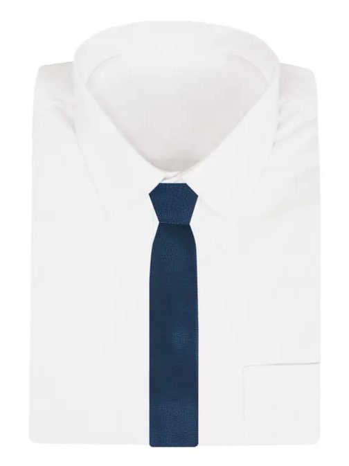 Divatos kék férfi nyakkendő mintával