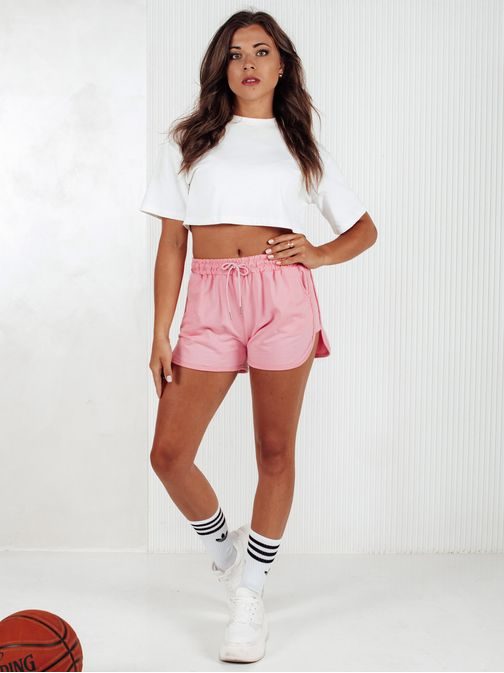 Női rózsaszín rövidnadrág Go Sport