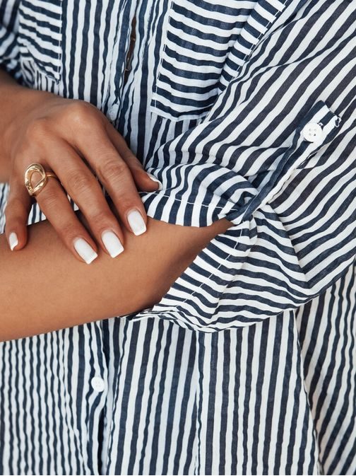 Kék csíkos ingruha Lango