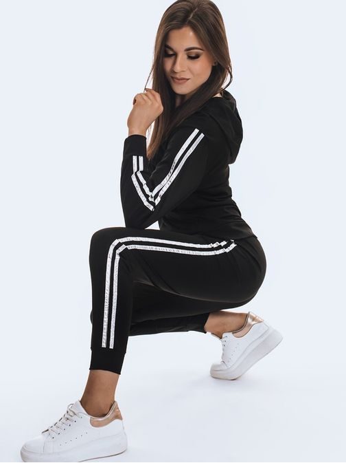 Divatos fekete női melegítő együttes Fiana