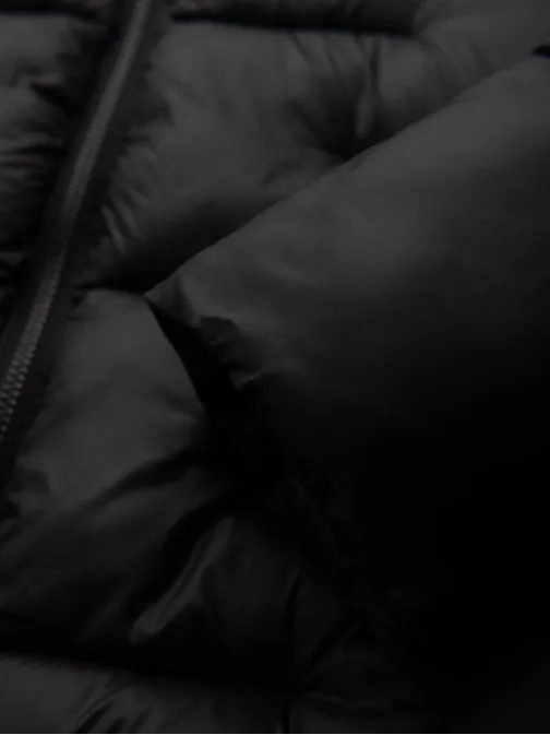 Szigetelt fekete télikabát V1 JAHP-0235