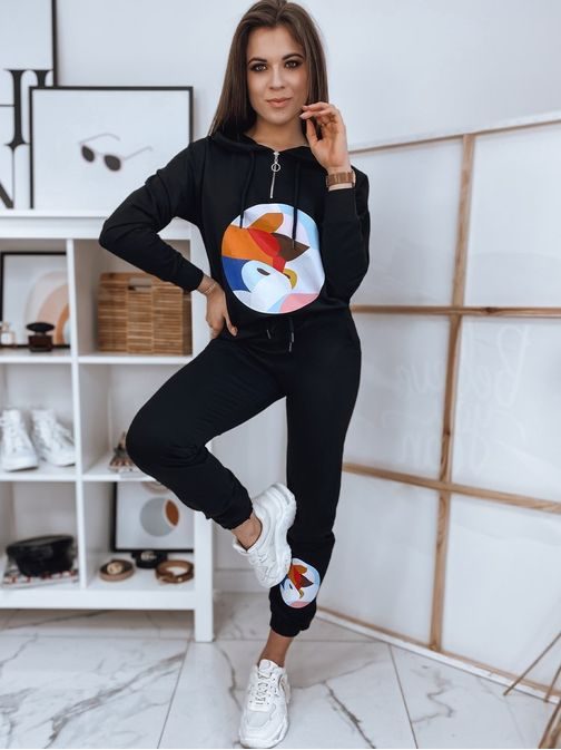 Eredeti fekete női melegítő szett Doris