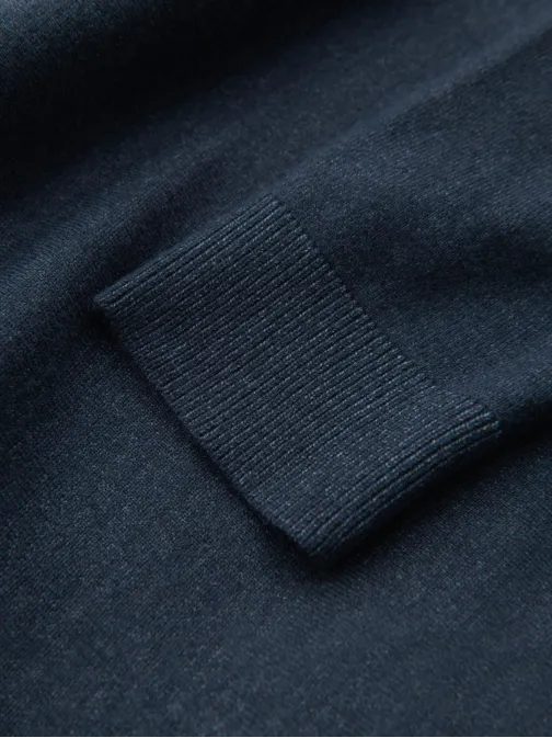 Divatos sötétkék garbó V4 SWTN-0127