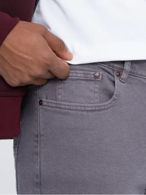 Elegáns sötét szürke farmer nadrág   V5 PADP-0148