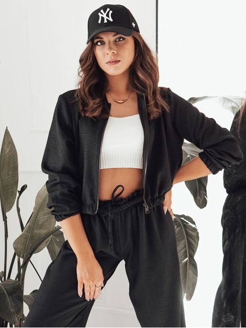 Fekete női bomber dzseki Maddie