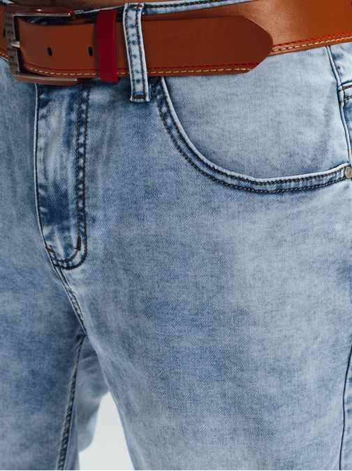 Modern kék farmer rövidnadrág