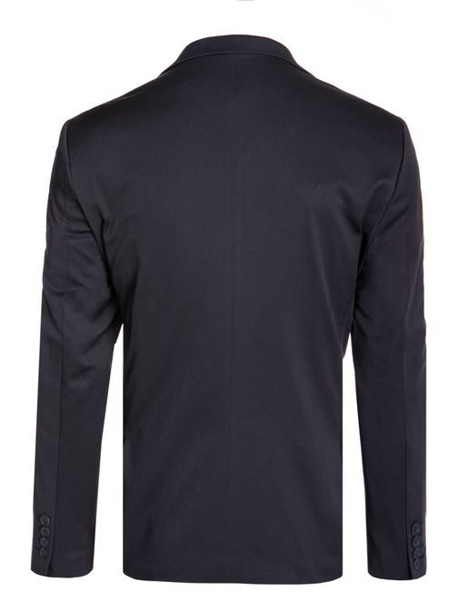 Elegáns sötétkék férfi blézer céges használatra