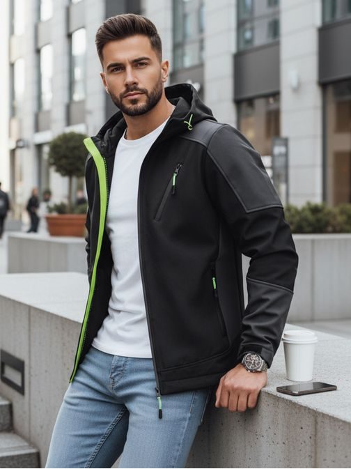 Egyedi softhsell dzseki kontraszt elemekkel