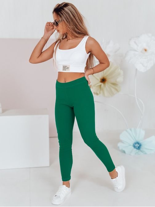 Női leggings zöld California Team színben