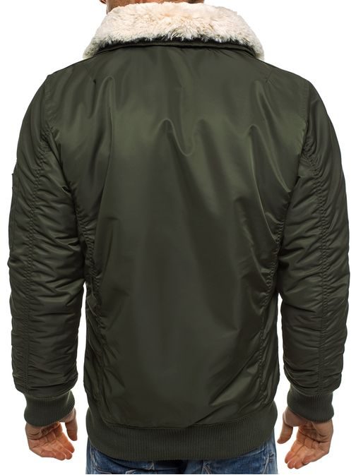 Katona zöld férfi téli dzseki J.STYLE 3170