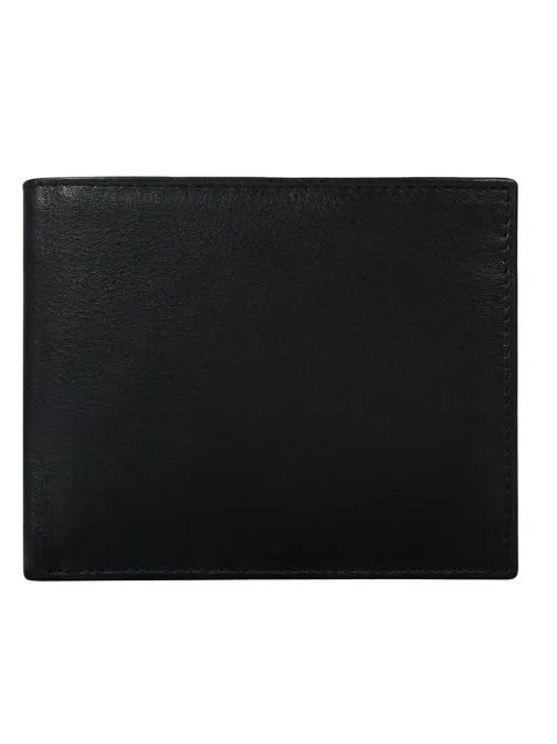 Klasszikus fekete bőr férfi pénztárca