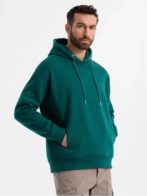 Szemet gyönyörködtető zöld unisex pulóver V17 SNBC-0105