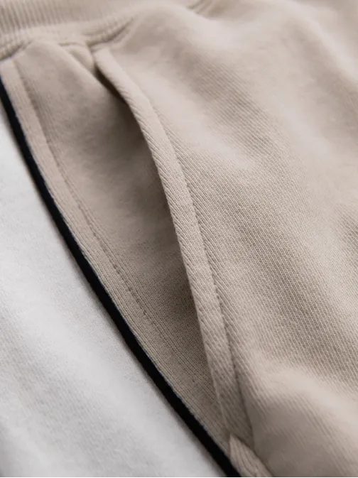 Időtlen bézs férfi rövidnadrág V2 SRSK-0182