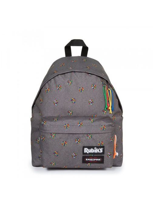 Sötét szürke hátizsák Rubik kockával  Eastpak