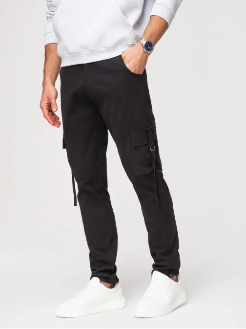 Fekete férfi cargo nadrág V4 P1516