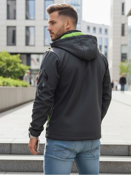 Trendi softshell dzseki színes elemekkel