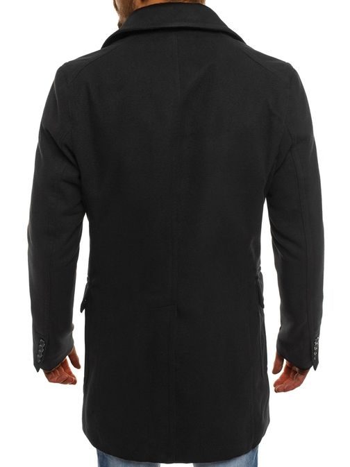 Fekete férfi szövet kabát J.BOYZ 1048