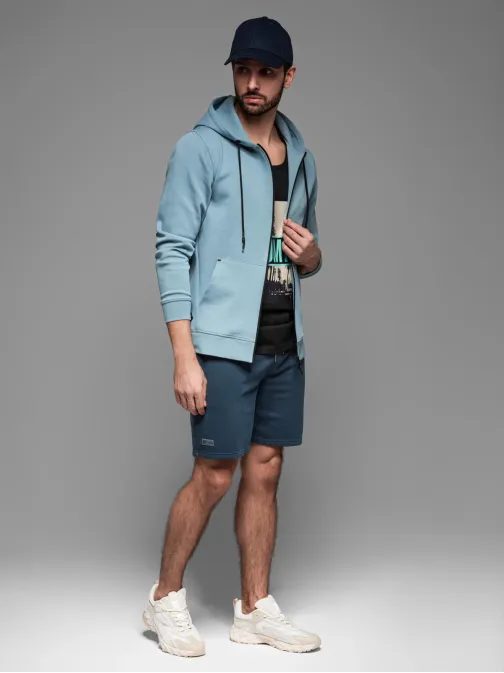 Basic sötétkék férfi rövidnadrág V4 SRWS-0122