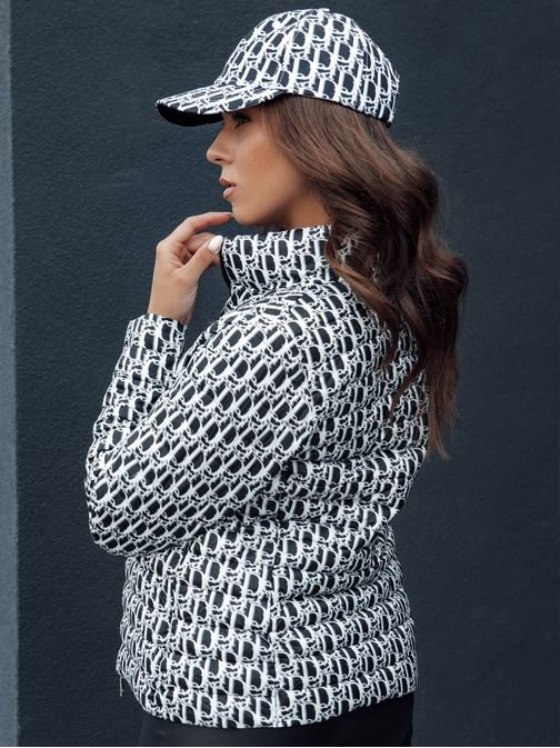 Csodás női fekete fehér steppelt dzseki  My Dear