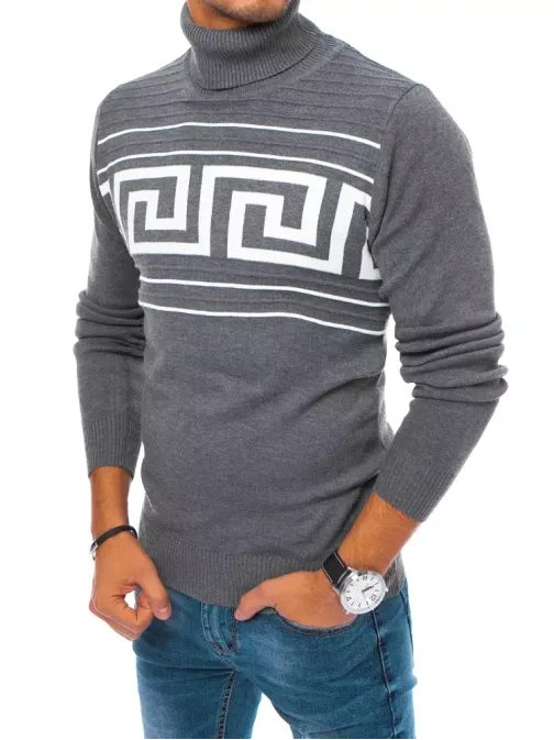 Sötét szürke mintás garbó