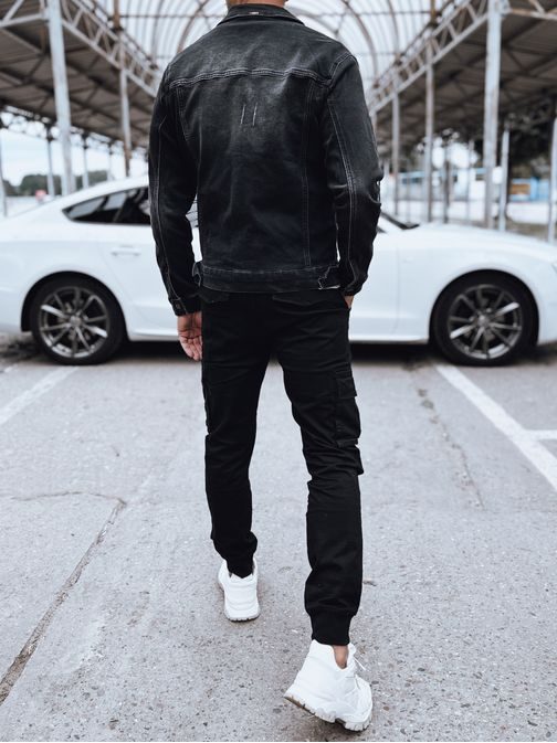 Fekete farmer férfi dzseki