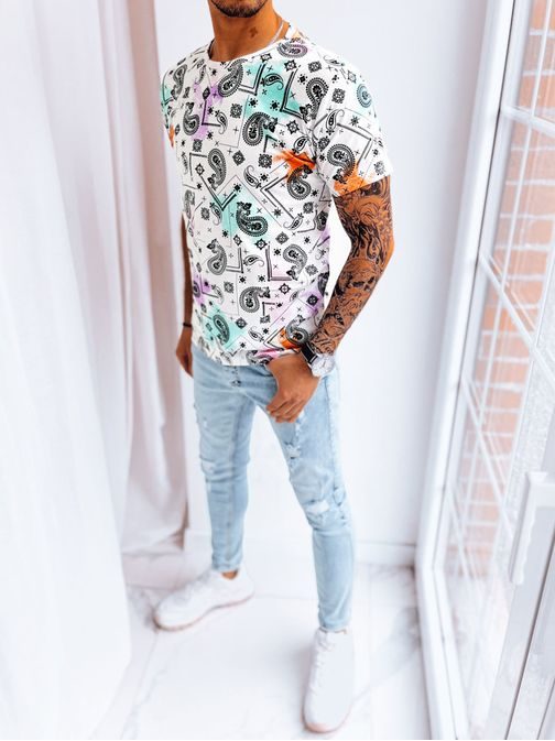 Modern színes férfi póló