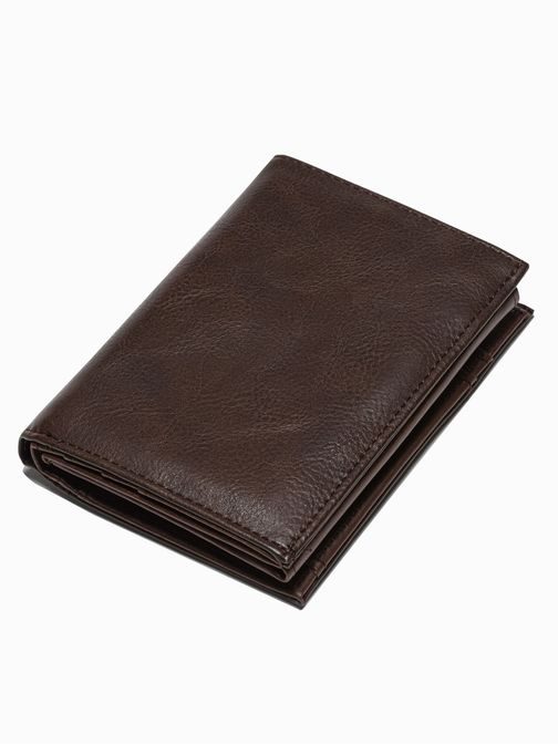 Elegáns sötét barna pénztárca  A798