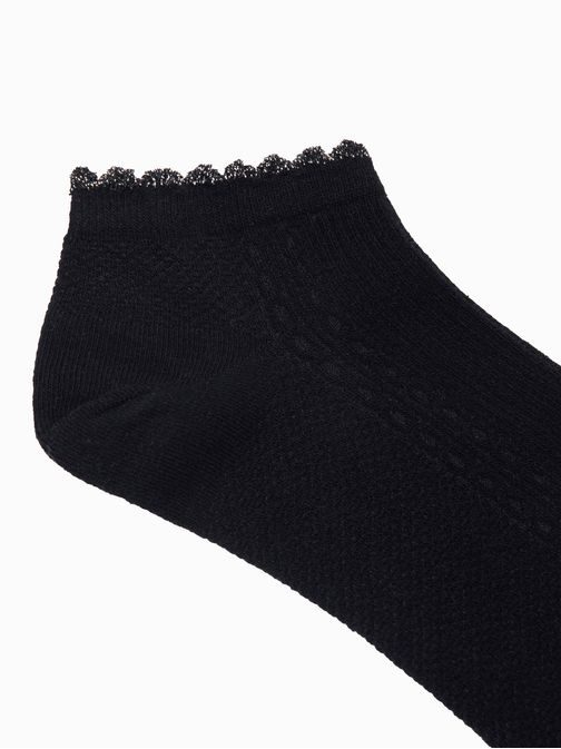 Fekete női pamut zoknik ULR099 - Legyferfi.hu