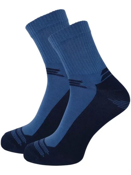 Kényelmes kék férfi Active zokni