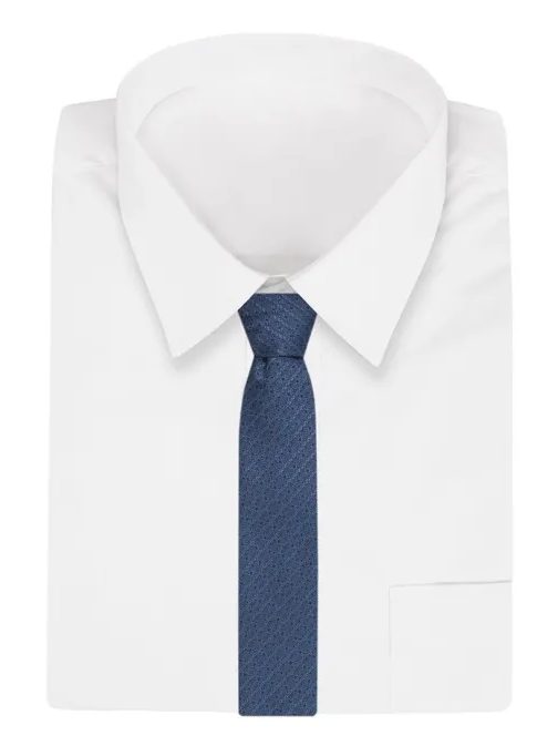 Elegáns kék mintás nyakkendő