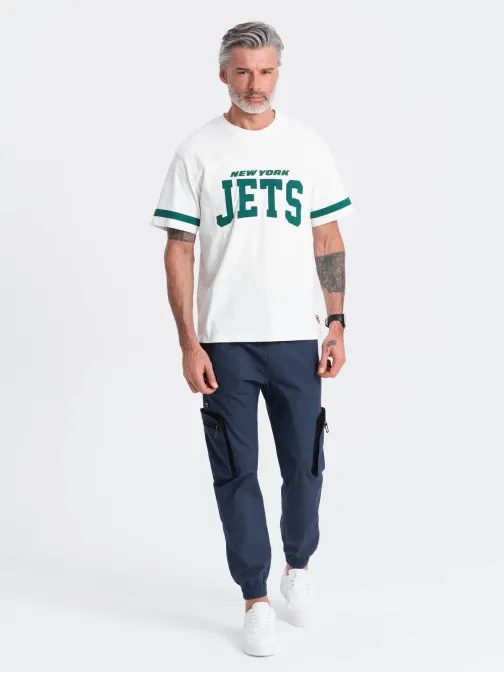 Időtlen sötét kék jogger nadrág  V5 PAJO-0135