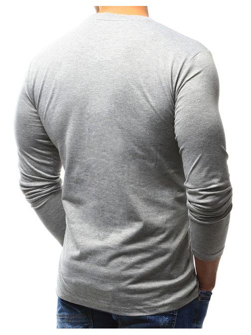 Hosszú ujjú szürke póló