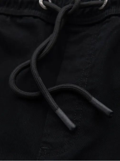 Egyedi fekete zsebes rövidnadrág V4 SRCG-0190