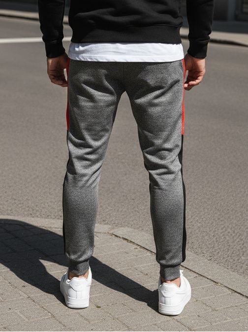 Szürke férfi alkalmi melegítőnadrág