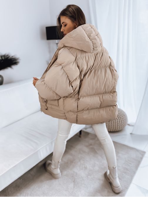 Stílusos bézs női kabát Parima