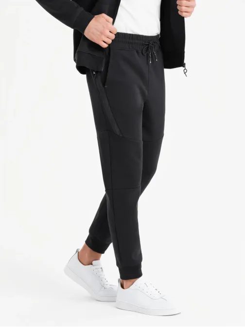 Időtlen fekete tréningnadrág V3 PASK-0226