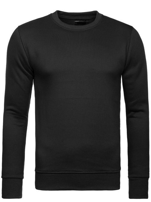 Egyszerű fekete pulóver J.STYLE 2001-10