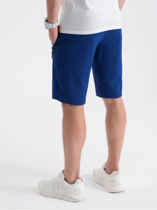 Stílusos kék bermuda W239