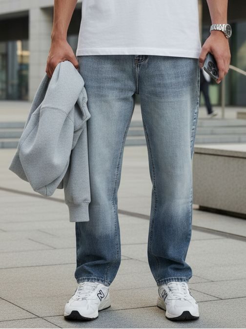 Eredeti széles kék farmer