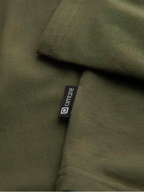 Modern olíva férfi garbó  V7 LSCL-0130