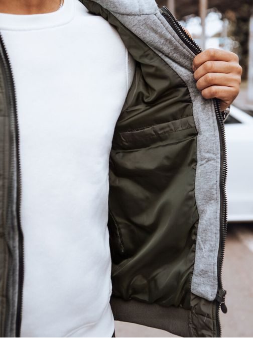 Kényelmes steppelt grafit szürke mellény