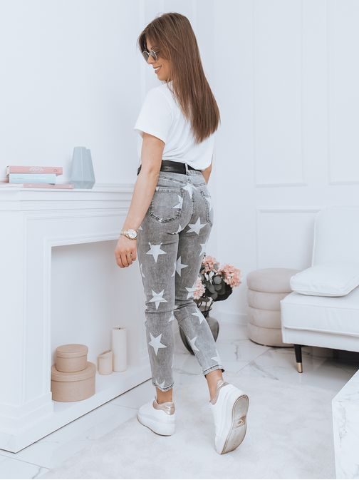 Egyedi szürke női farmer Stars