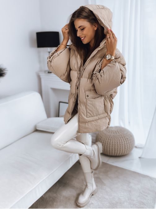 Stílusos bézs női kabát Parima