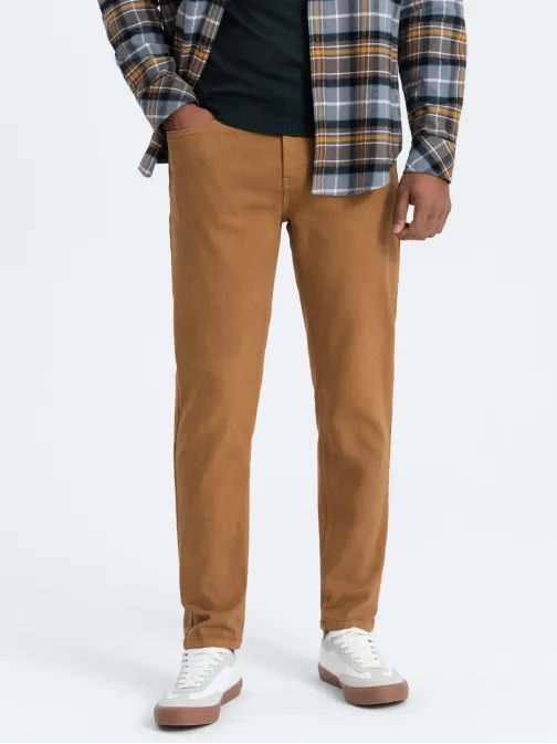 Elegáns camel színű farmer  P1058