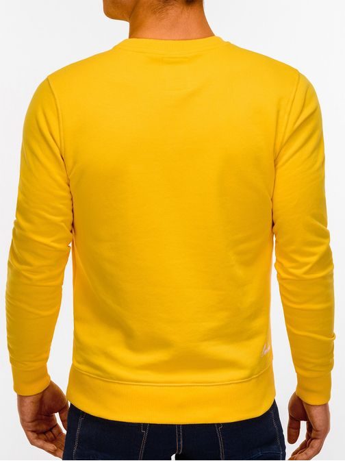 Divatos sárga pulóver b919