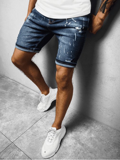 Sötét kék rövid farmer nadrág DP/725/3