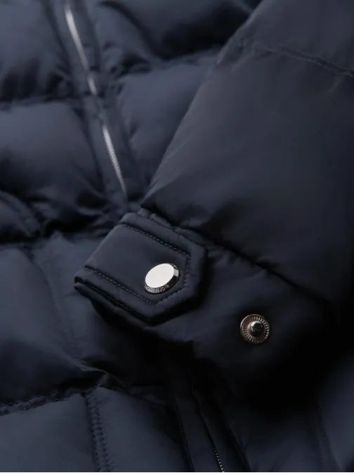 Vonzó sötétkék bomberdzseki V2 JALP-0218