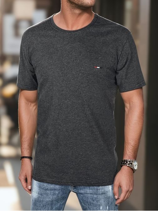 Trendi grafit rövid ujjú logóval ellátott póló