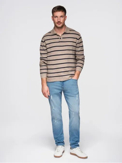 Vonzó világoskék férfi farmer V1 PADP-0255