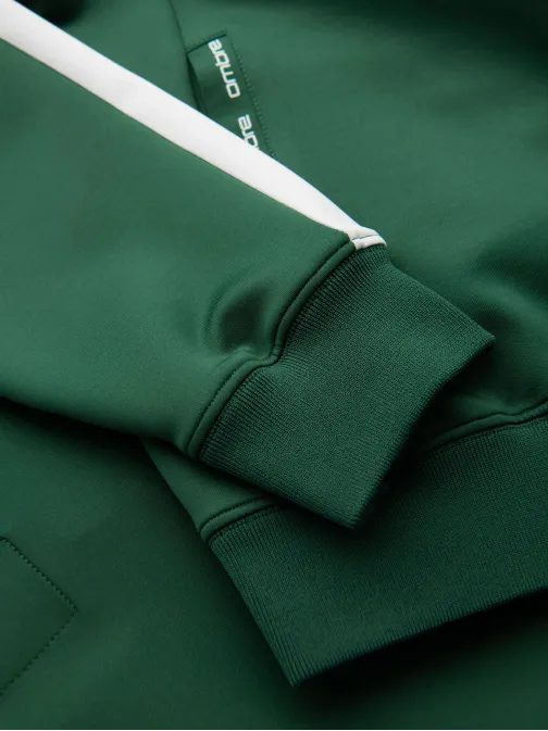 Időtlen zöld kapucnis pulóver V7 EM-SSZP-0210